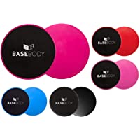 Discos de deslizamiento - Rosa o azul - Sliders de núcleo - Discos de ejercicios - Reversible para uso en alfombras o…